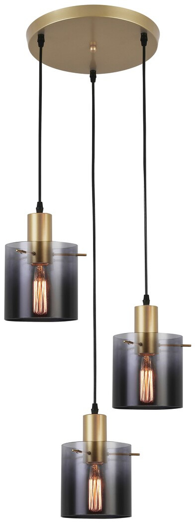 Rabalux Donati lámpara colgante 3x40 W humado-oro 5223