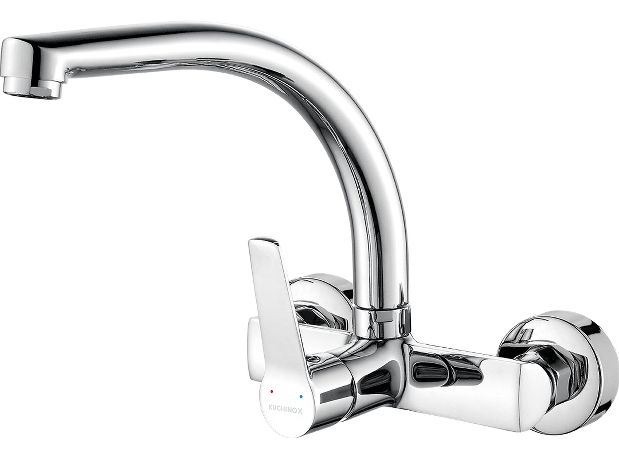 Kuchinox Vilava grifo de cocina a pared cromo BKW087D