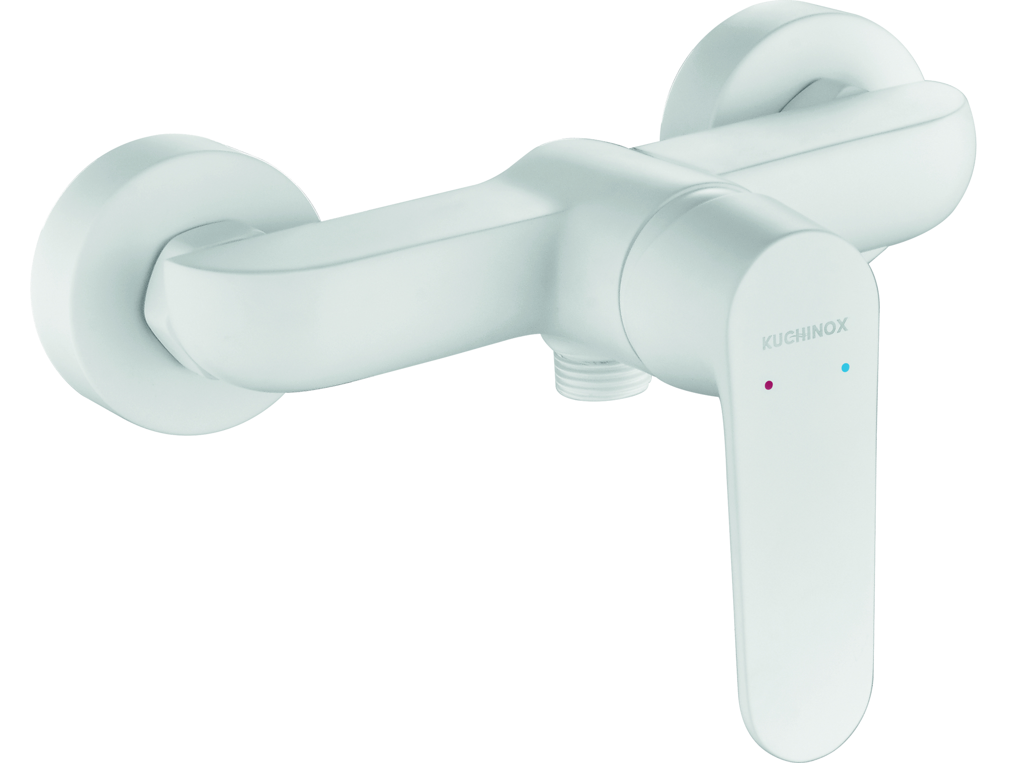 Kuchinox Dima grifo para ducha a pared blanco BQD640D