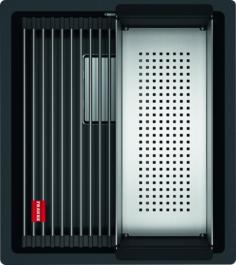 Franke Kanon fregadero de granito 42x37 cm negro 125.0529.308