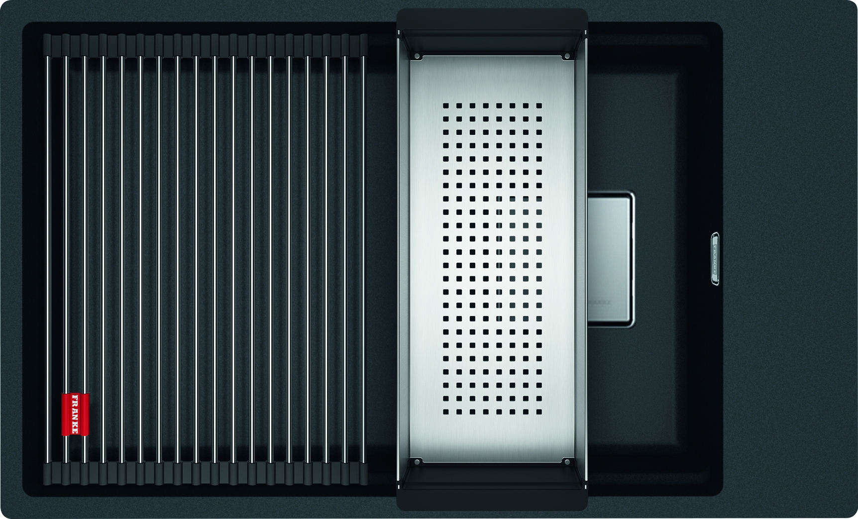 Franke Kanon fregadero de granito 62x42 cm gris/grafito/ónix 125.0529.612