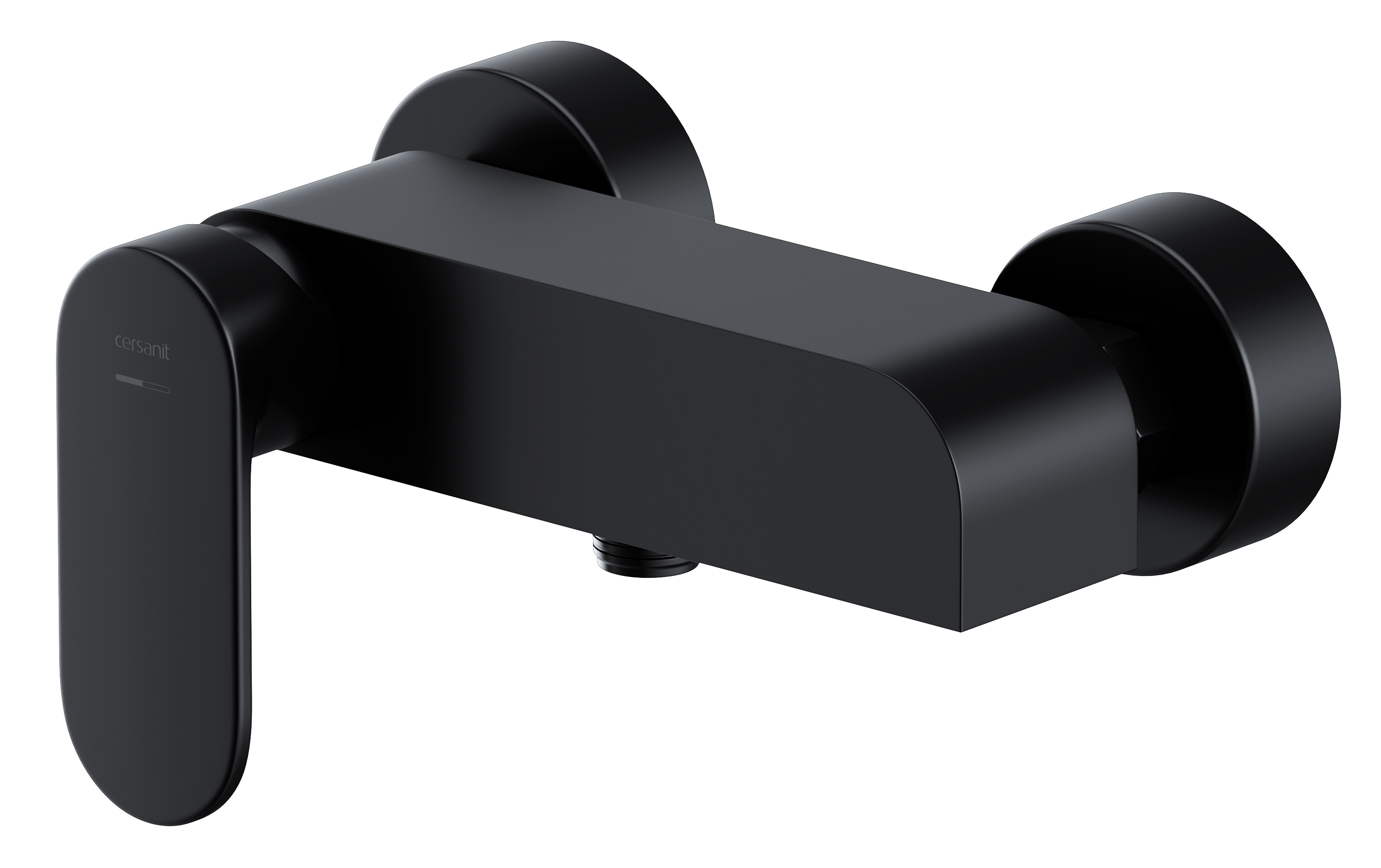 Cersanit Crea grifo para ducha a pared negro S951-321