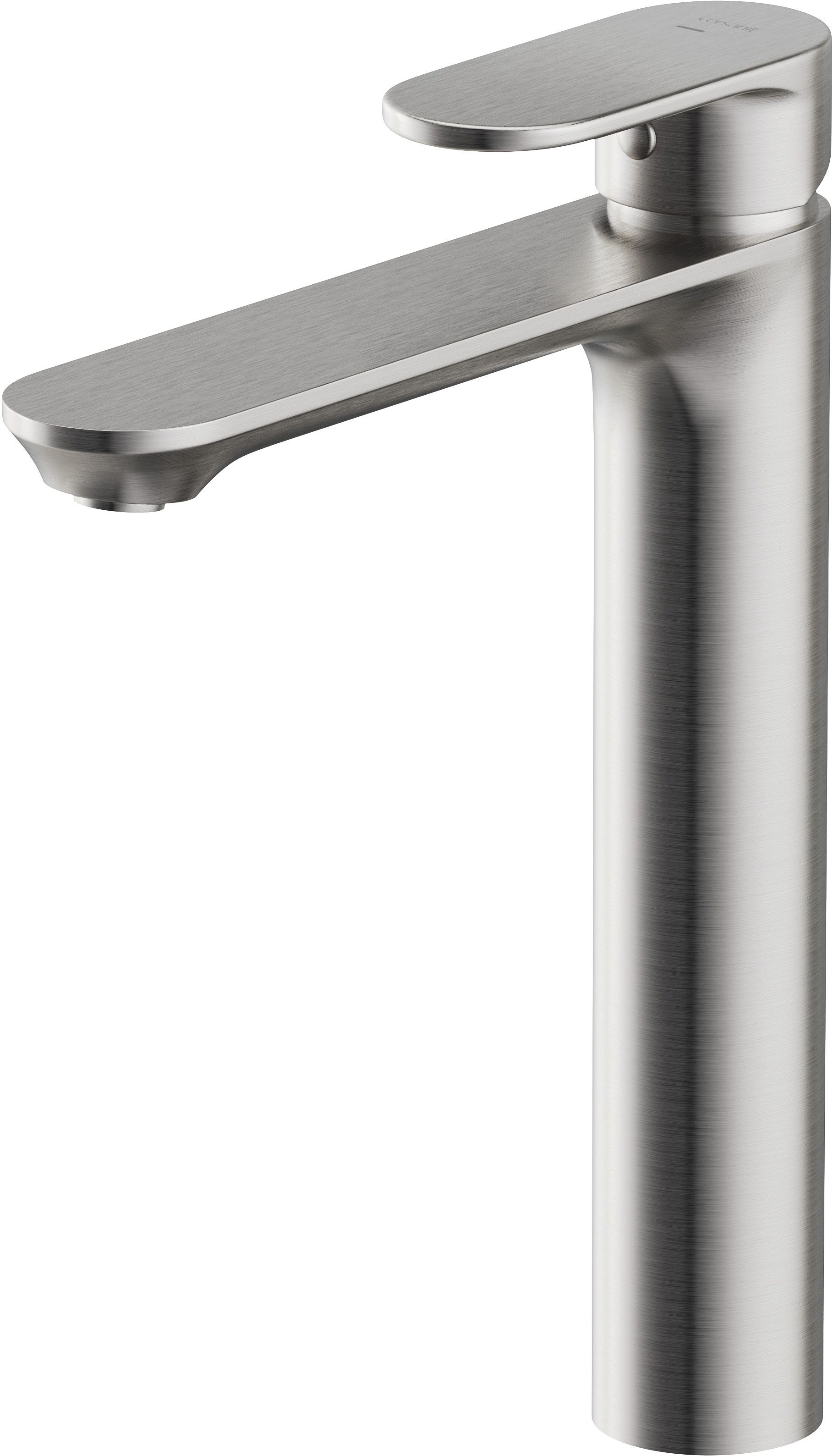 Cersanit Crea grifo para lavabo de pie níquel S951-335