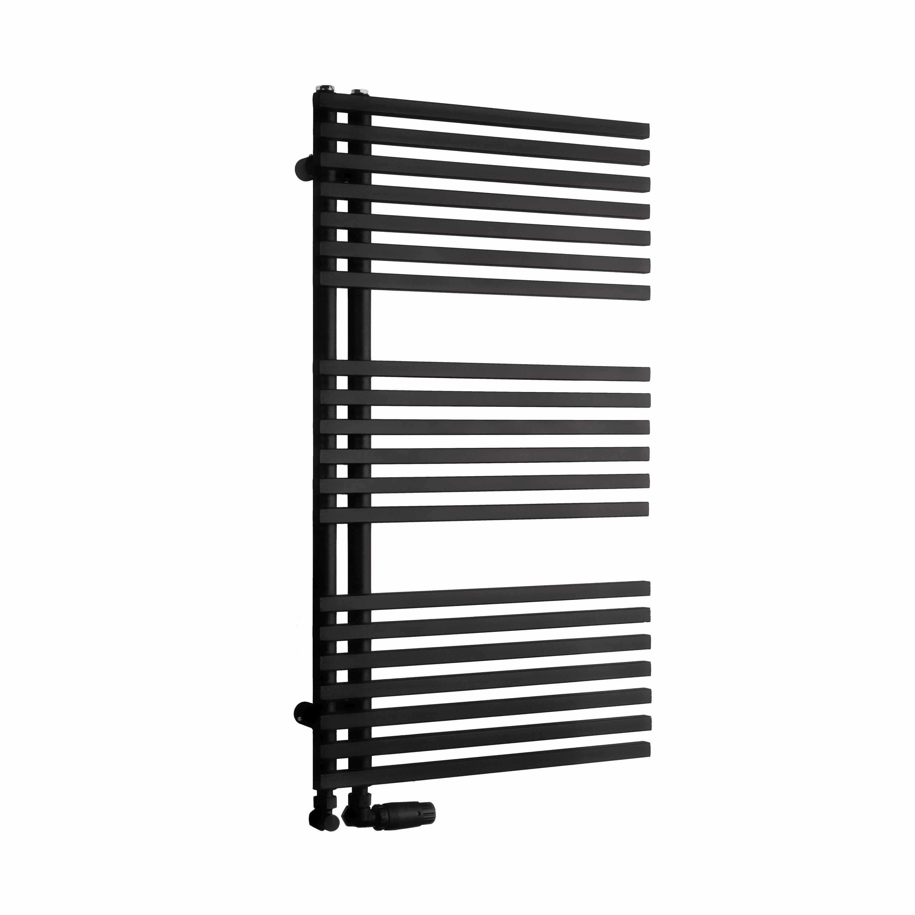 Luxrad Typ E radiador de baño decorativo 88.3x50 cm negro TPE088305009005MAT