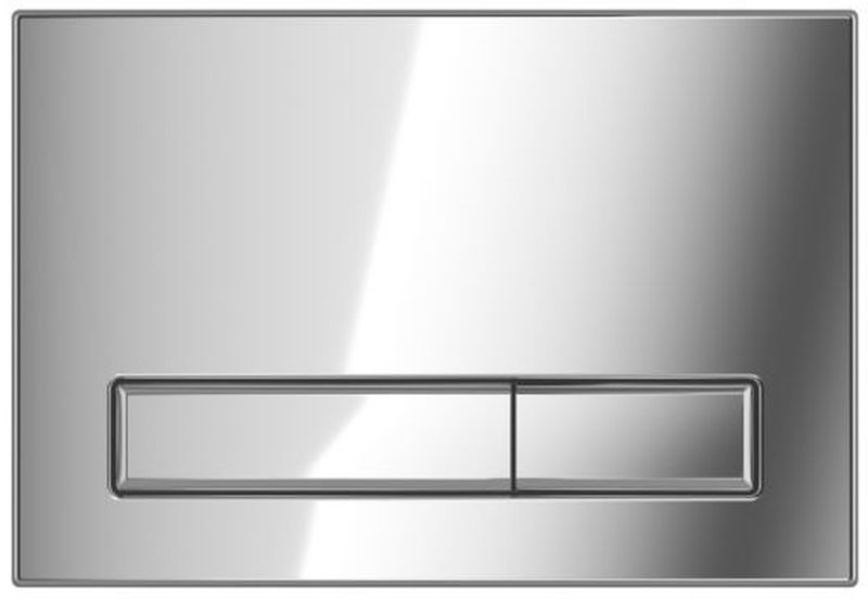 Excellent Gravio botón de descarga para WC cromo brillante INEX.GR220.150.CR