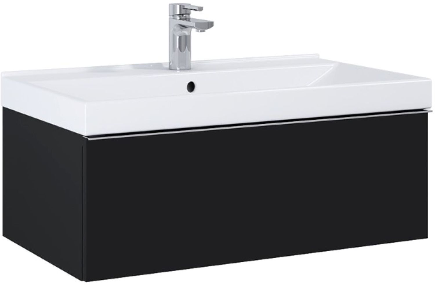 Elita Look armario 80x44.9x28.1 cm suspendido, para lavabo negro RE010803027160