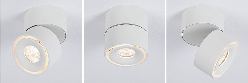 Paulmann Spircle lámpara de techo 1x8 W blanco 93373