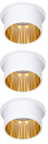 Paulmann Gil lámpara de techo 3x6 W blanco-dorado 93381