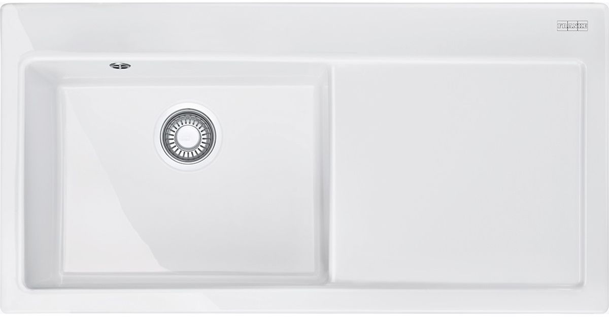 Franke Mythos fregadero de cerámica 100x51 cm blanco 124.0379.851