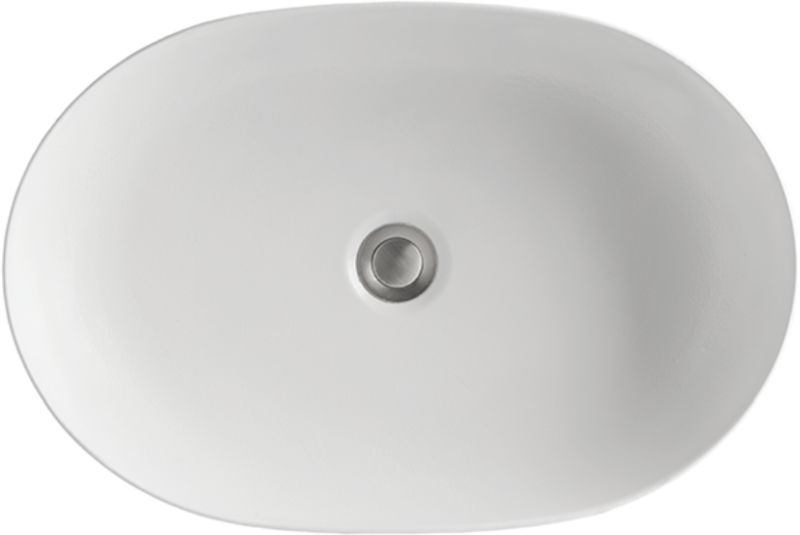 Kerasan Lavabo lavabo 60x40 cm oval sobre encimera 534389