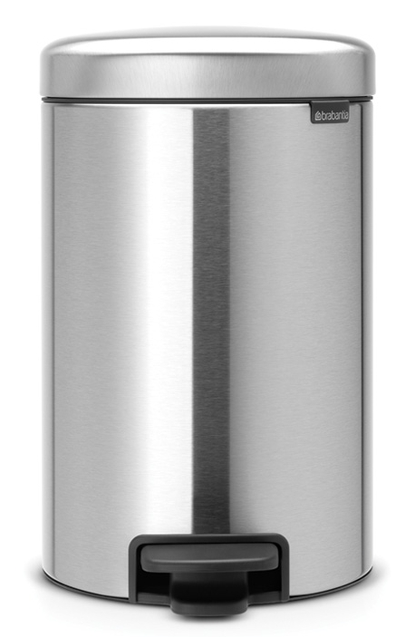 Brabantia NewIcon papelera 12 l acero-negro 113604