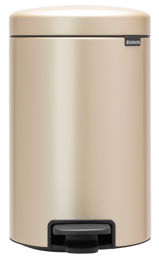 Brabantia NewIcon papelera 12 l oro 304446