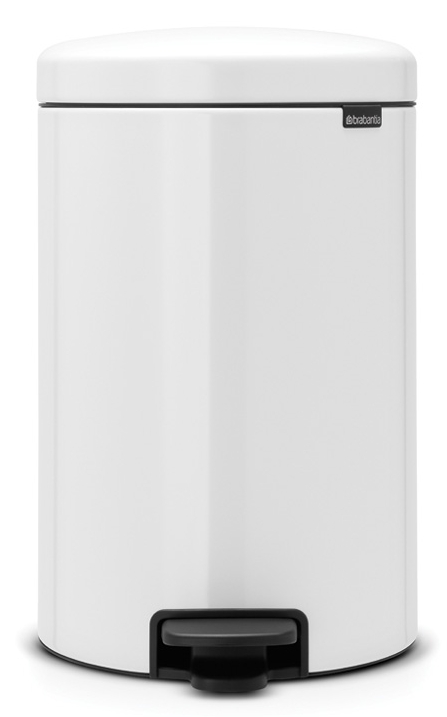 Brabantia NewIcon papelera 20 l blanco-negro 111846