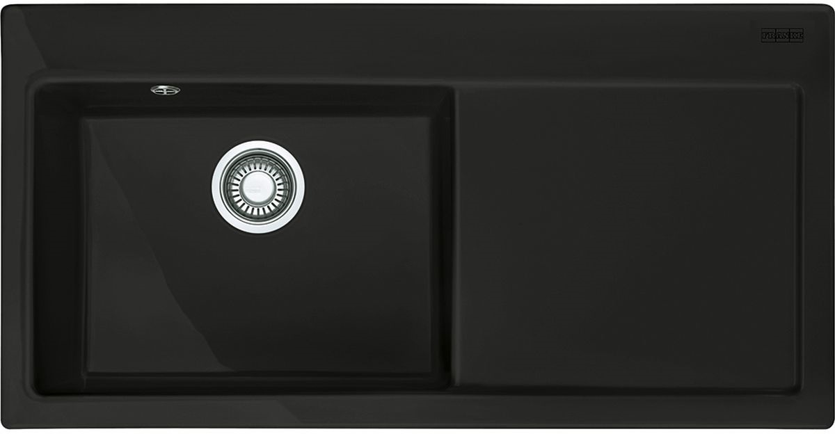 Franke Mythos fregadero de cerámica 100x51 cm negro 124.0442.539