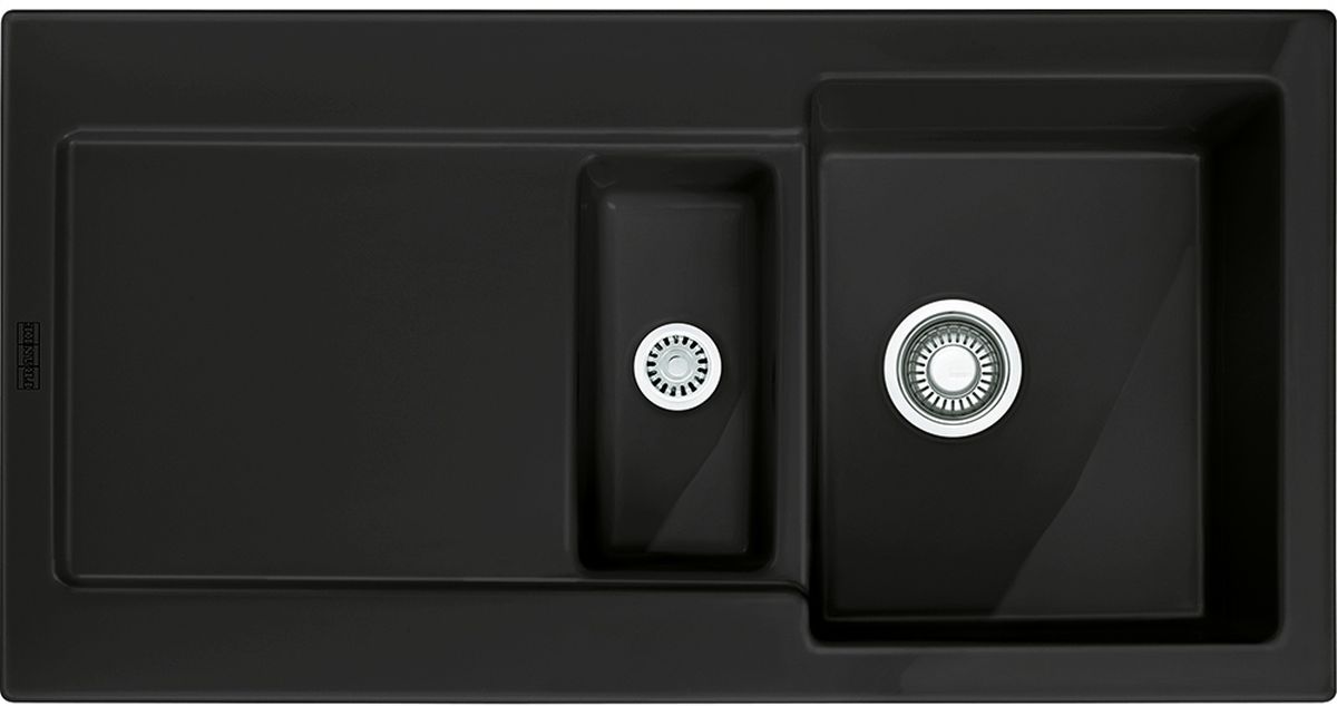 Franke Maris fregadero de cerámica 100x51 cm negro 124.0442.554