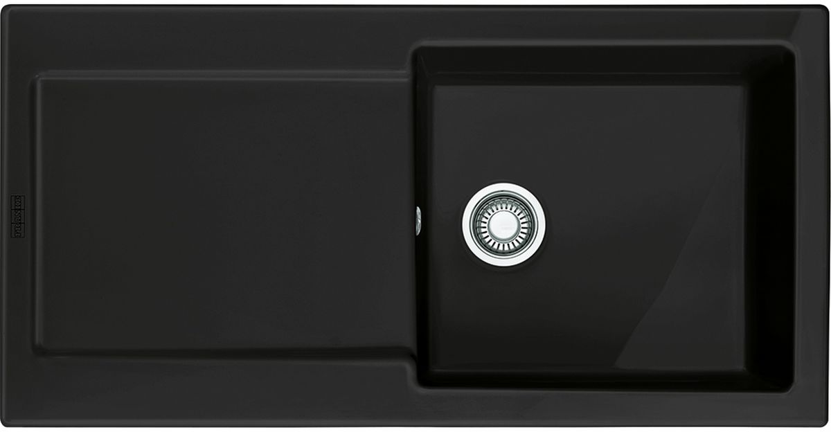 Franke Maris fregadero de cerámica 100x51 cm negro 124.0442.556