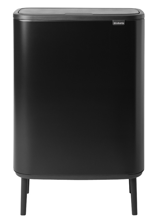 Brabantia Bo contenedor de residuos 60 l negro 130625