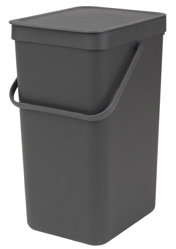 Brabantia Sort & Go papelera 16 l gris 109966