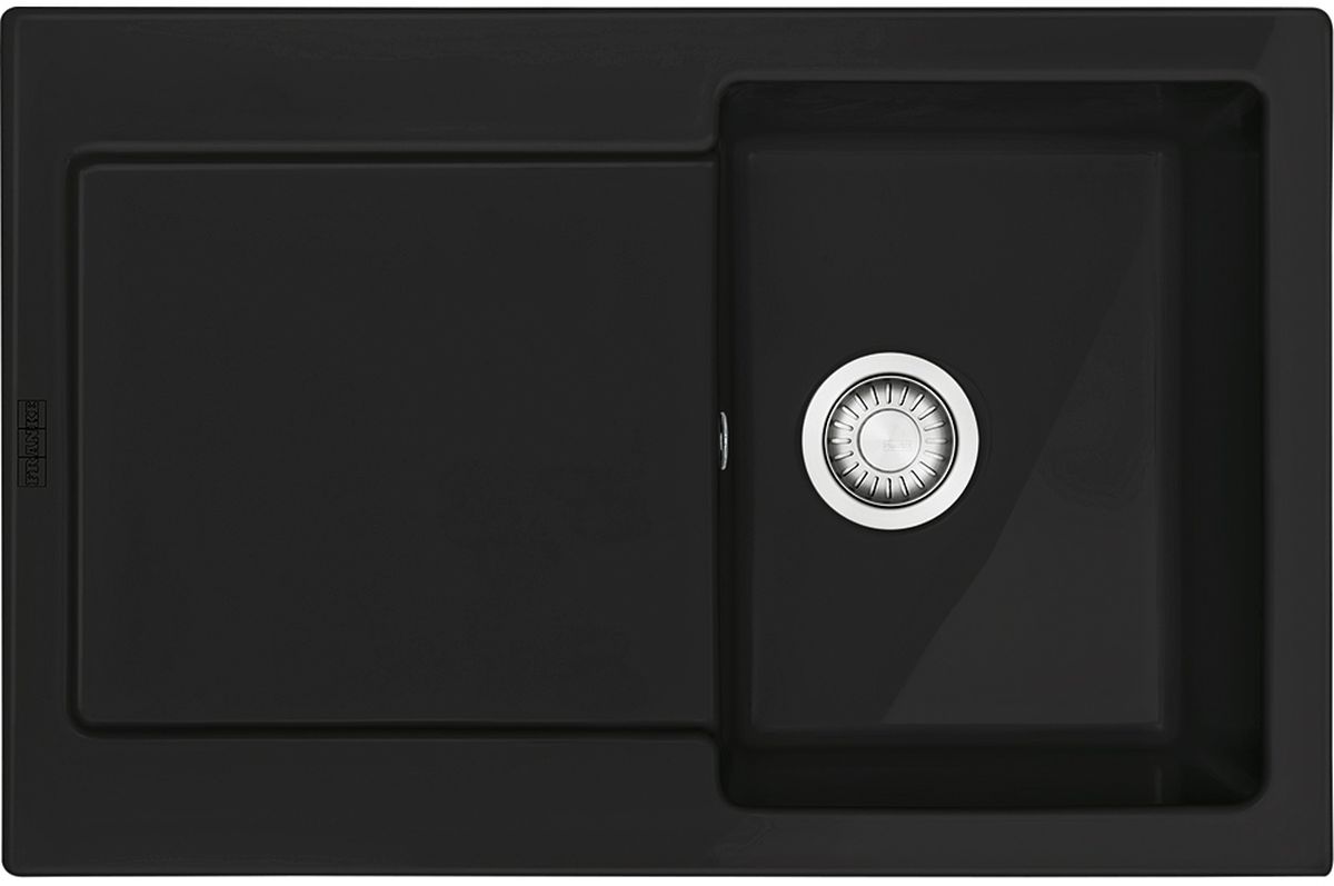 Franke Maris fregadero de cerámica 78x51 cm negro 124.0442.565