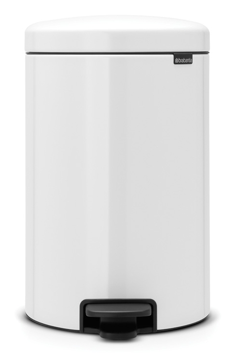 Brabantia NewIcon papelera 20 l blanco-negro 114243