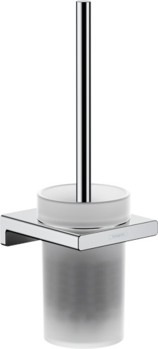 Hansgrohe AddStoris escobilla de baño atornillado cromo-cristal 41752000