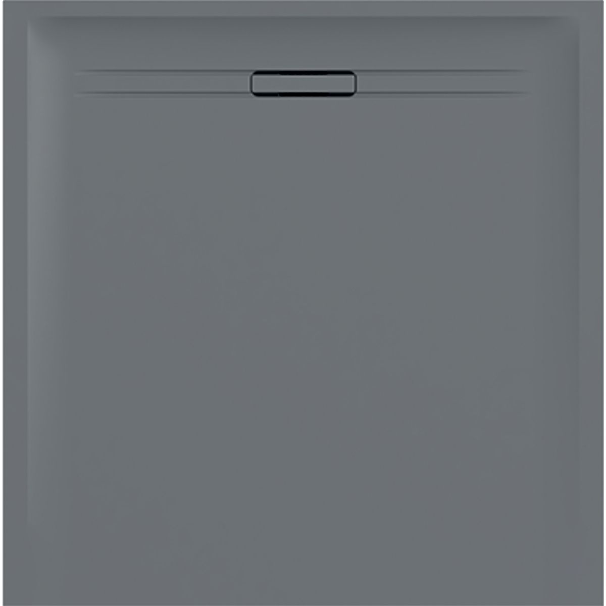 Geberit Sestra plato de ducha cuadrado 80x80 cm gris 550.291.00.2