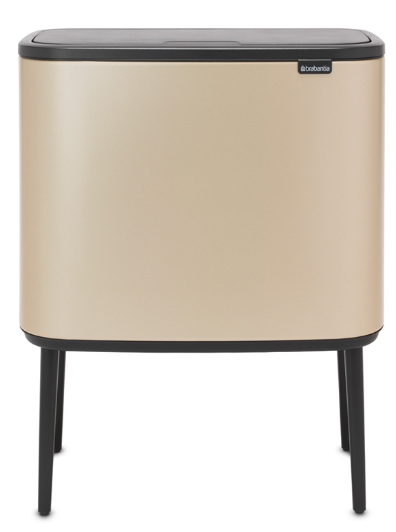 Brabantia Bo papelera 36 l oro 304583