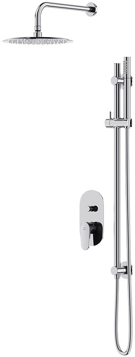 Cersanit Inverto conjunto de ducha empotrado cromo S952-005