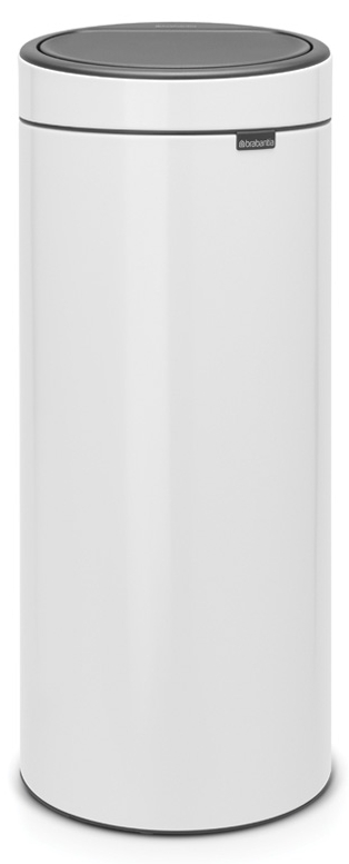 Brabantia Touch Bin papelera 30 l blanco-gris 115141