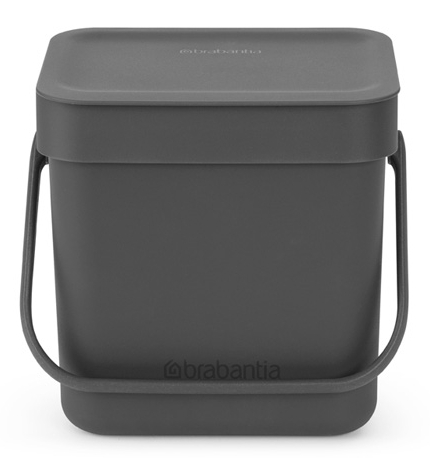 Brabantia Sort & Go papelera 3 l gris 209888