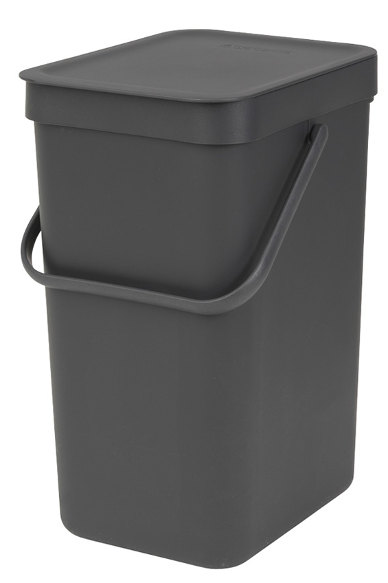 Brabantia Sort & Go papelera 12 l gris 109805