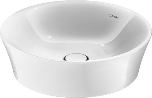 Duravit White Tulip lavabo 50x50 cm circular para mueble blanco 2365500070