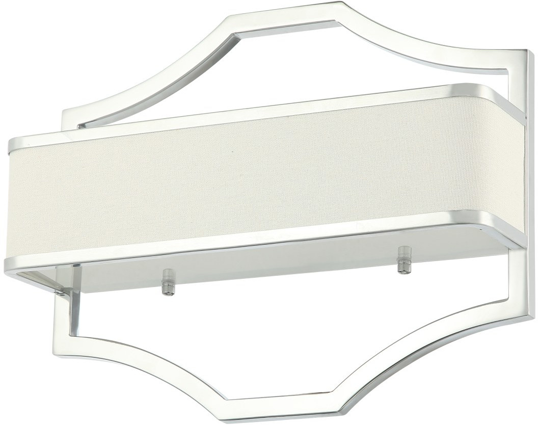 Open Design Gerdo lámpara de pared 2x12 W blanco-cromo OR84504