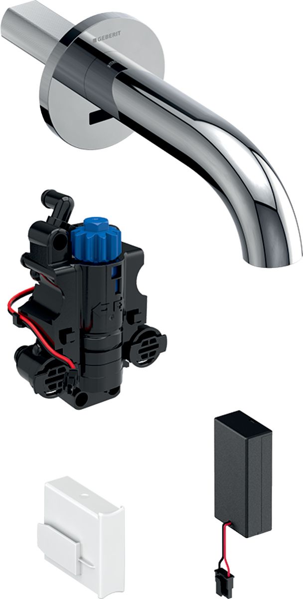 Geberit Piave grifo para lavabo empotrado con termostato electrónico cromo 116.288.21.1