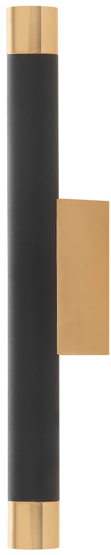 Open Design Q lámpara de pared 2x3.5 W negro-oro OR84573