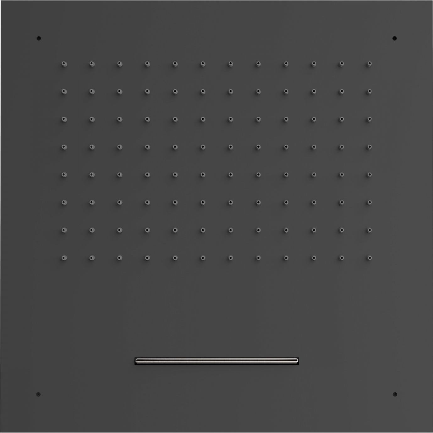 Tres Loft-Tres ducha con efecto lluvia 50x50 cm cuadrada negro 29995501NM