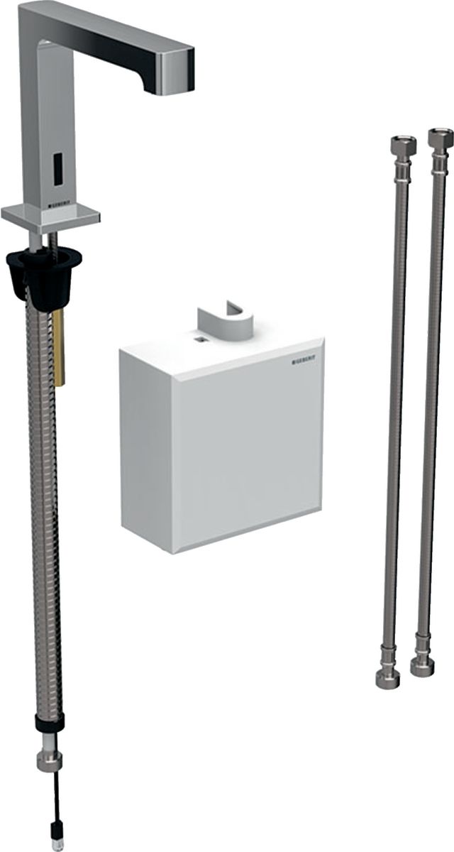 Geberit Brenta grifo para lavabo de pie con termostato electrónico cromo 116.178.21.1