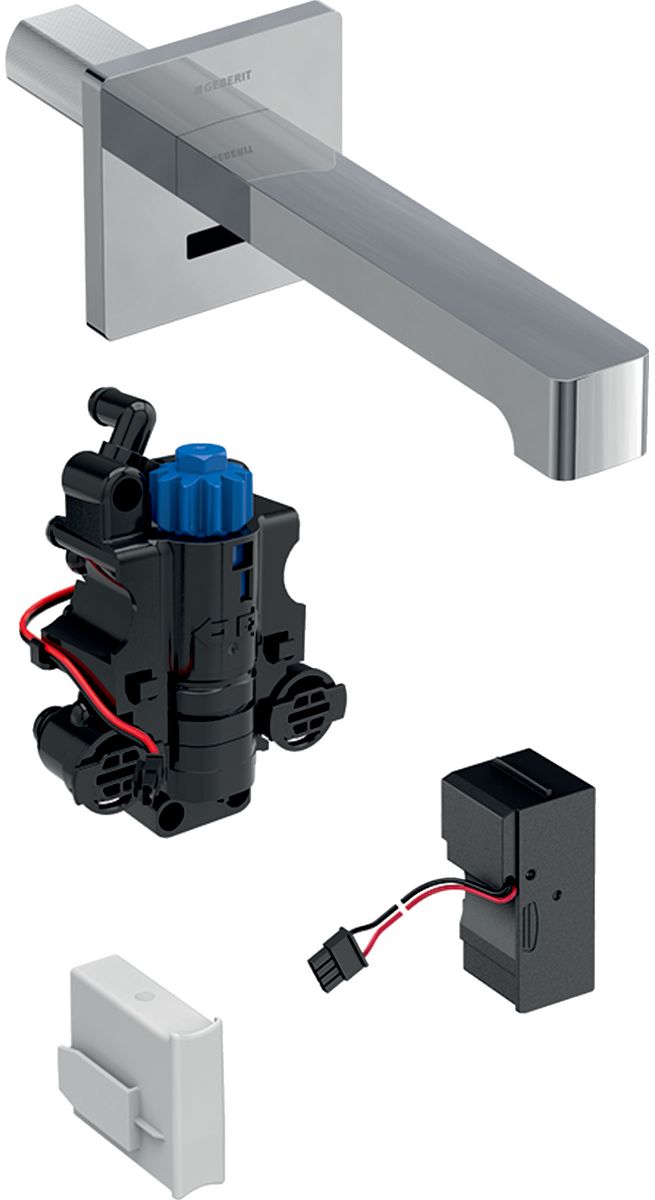 Geberit Brenta grifo para lavabo empotrado con termostato electrónico cromo 116.277.21.1