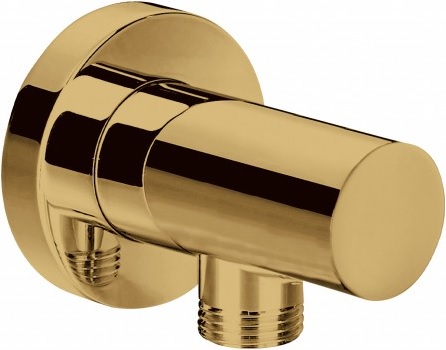 Omnires codo de conexión a pared oro S008GL