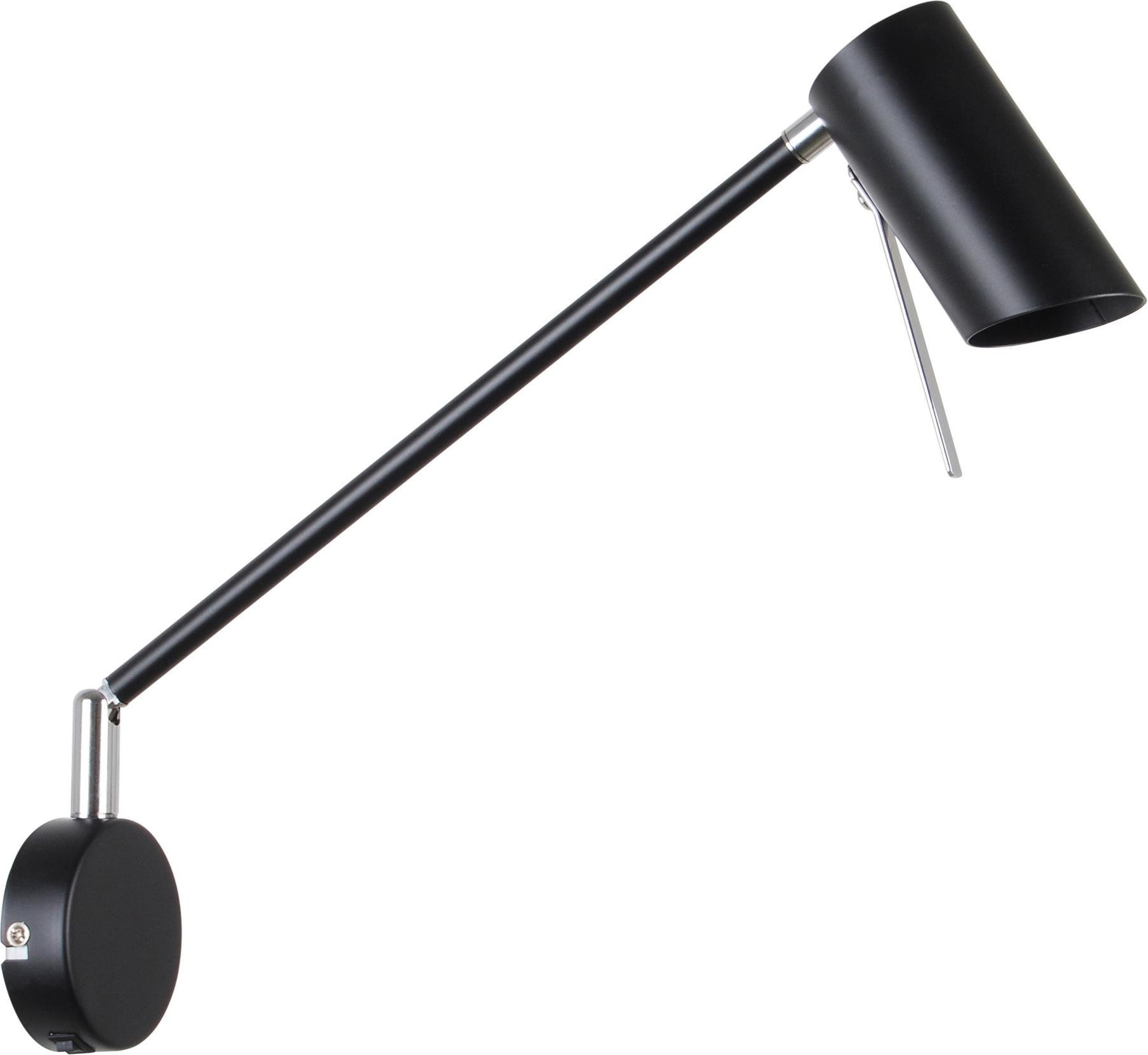 Candellux Milly lámpara de pared 1x40 W negro 21-73884
