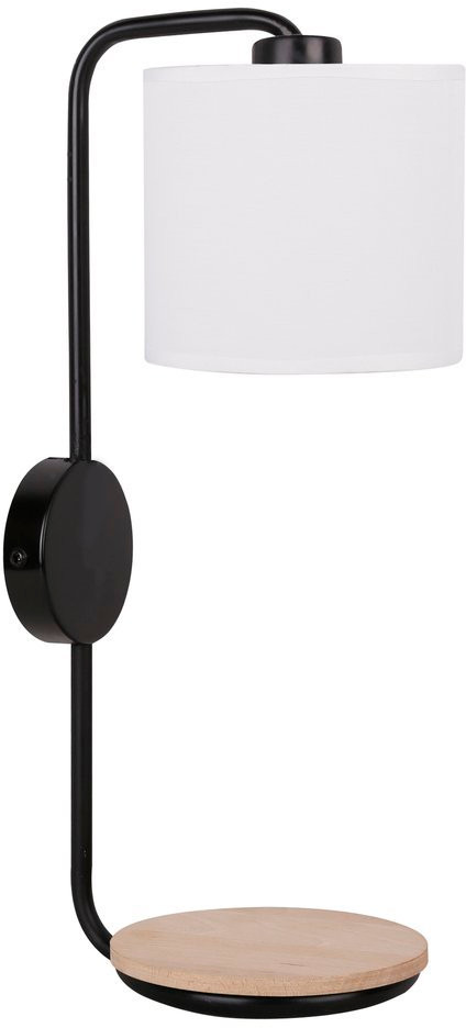 Candellux Alpine lámpara de pared 1x40 W negro-madera 21-76694