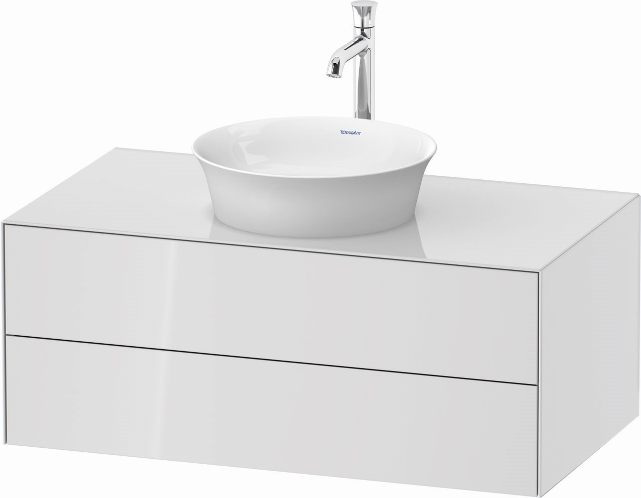 Duravit White Tulip armario 100x55x40.8 cm suspendido, para lavabo blanco WT498608585