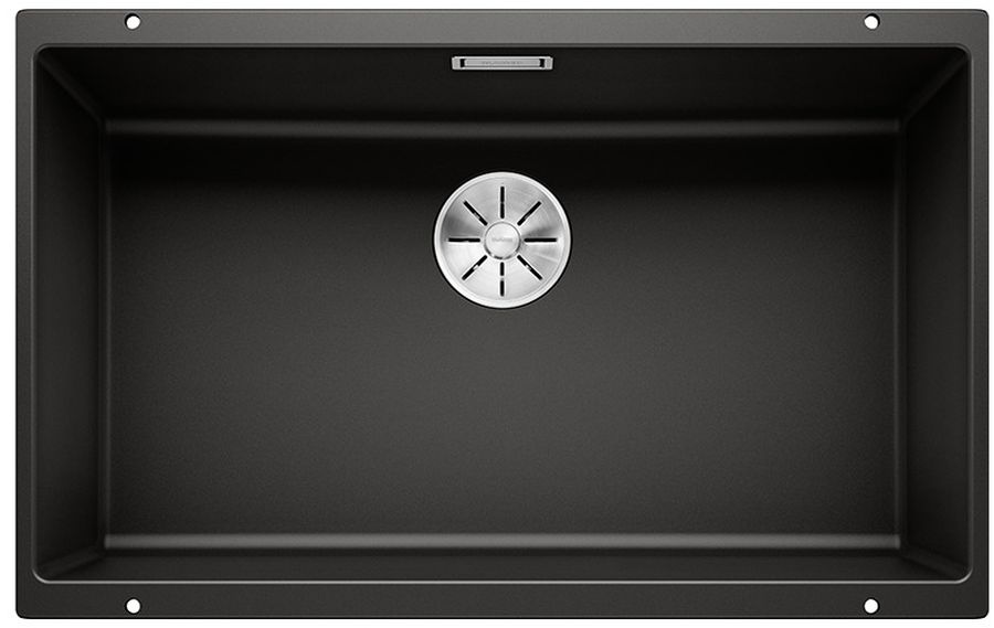 Blanco Subline 700-U fregadero de granito 70x40 cm negro 526001
