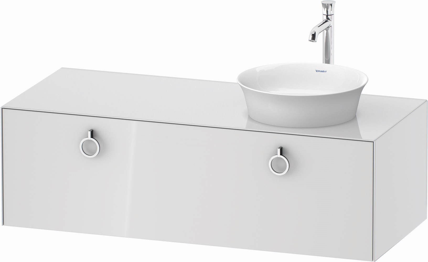 Duravit White Tulip armario 130x55x40.8 cm suspendido, para lavabo blanco WT4982R8585