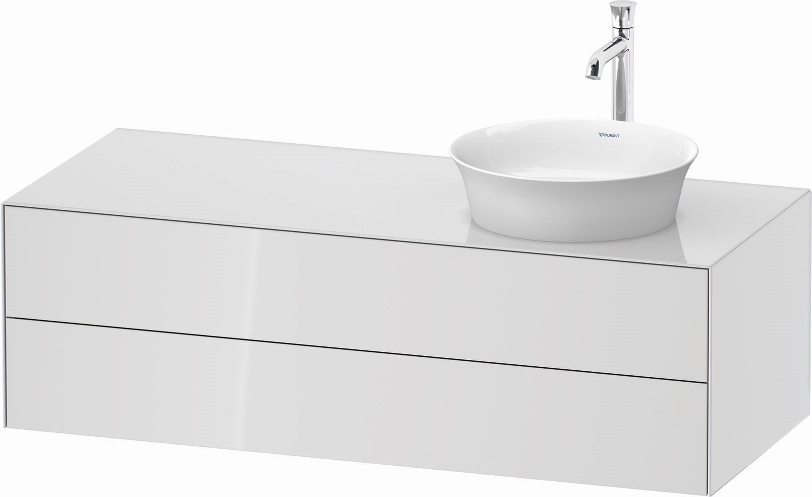 Duravit White Tulip armario 130x55x40.8 cm suspendido, para lavabo blanco WT4987R8585