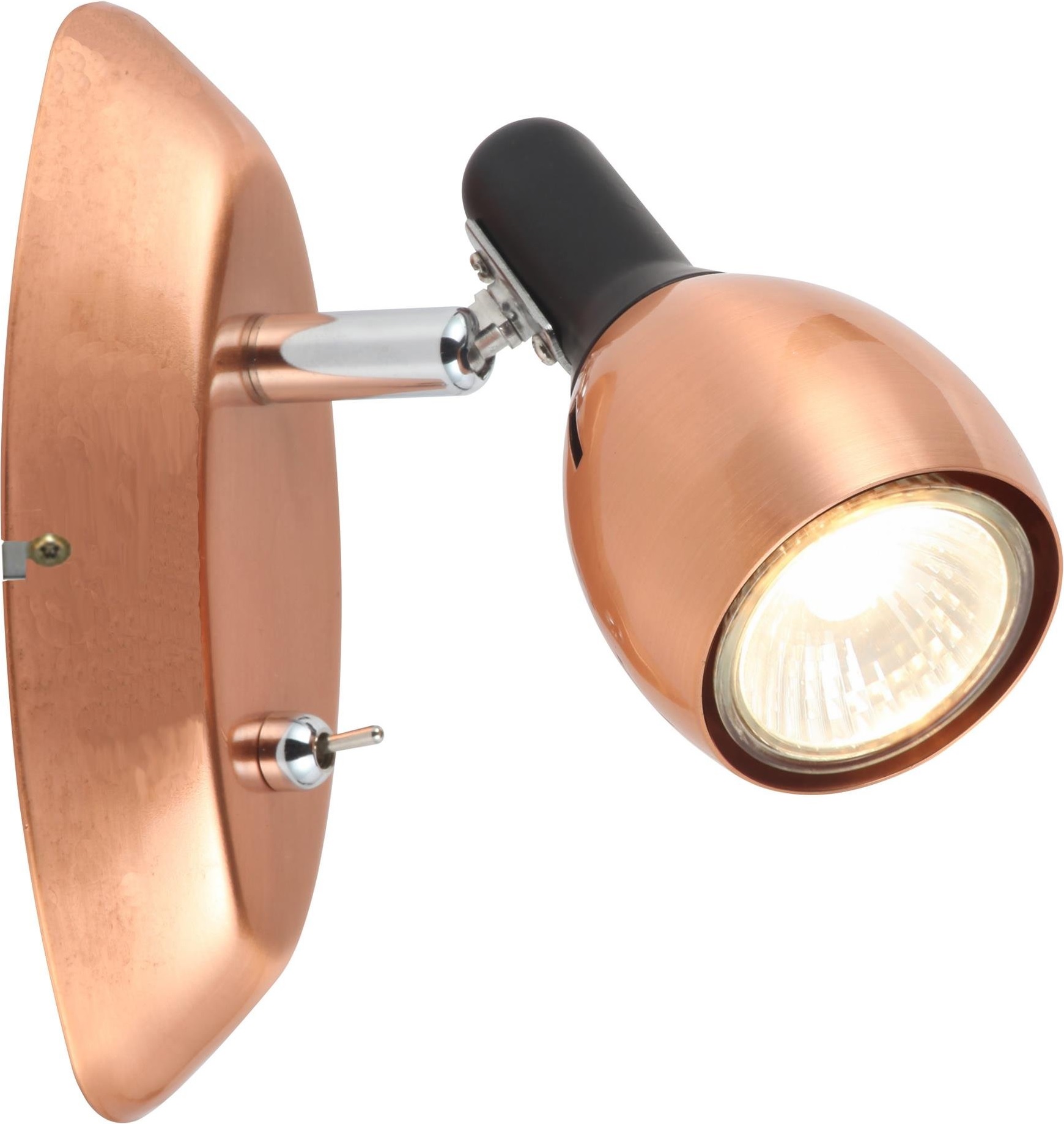 Candellux Cross lámpara de pared 1x50 W cobre 91-32768