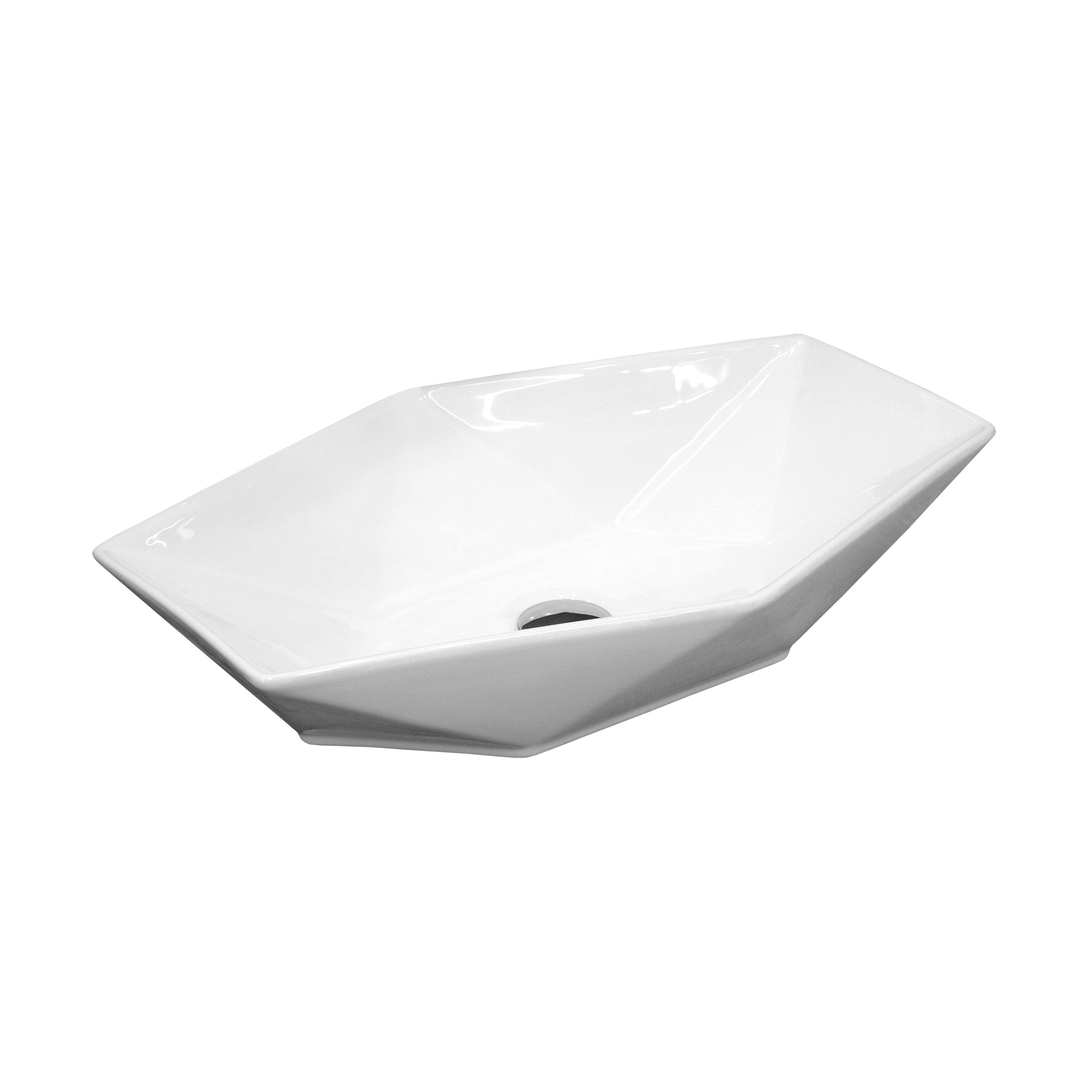 LaVita Sovena lavabo 57x37.5 cm sobre encimera blanco 5900378301639