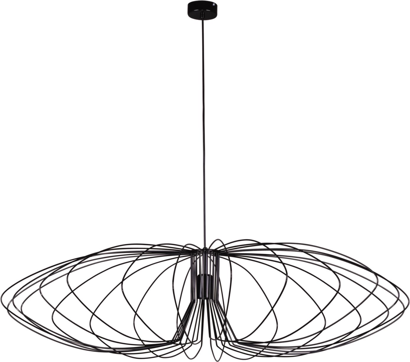 Kaja Tizi lámpara colgante 1x60 W negro K-3408CZARNY