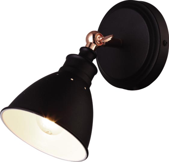 Kaja Watso Black lámpara de pared 1x40 W negro K-8005W-1BK