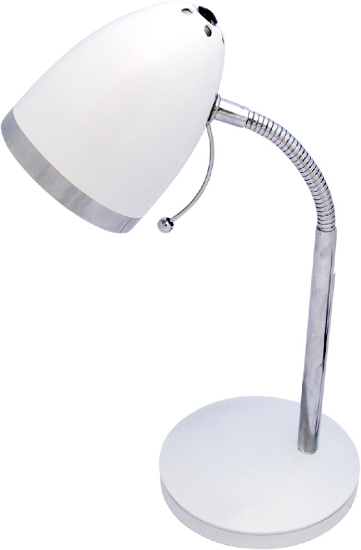 Kaja Kajtek lámpara para escritorio 1x40 W blanco K-MT-200BIAŁY